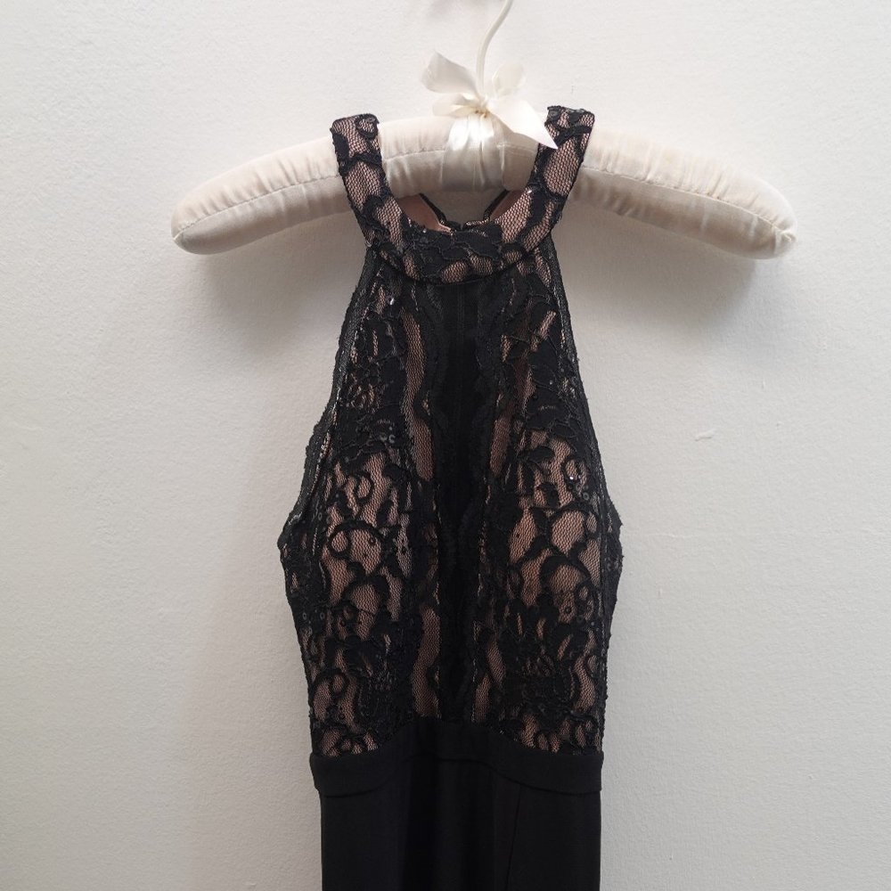 Lace Black Maxi Dress